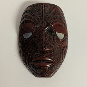 Hand painted Maori Mask